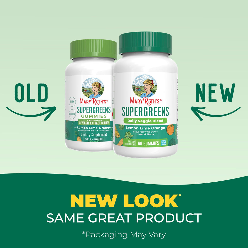 MaryRuth's Super Greens, Naturally-Occurring Quercetin, Spirulina, 60 Count