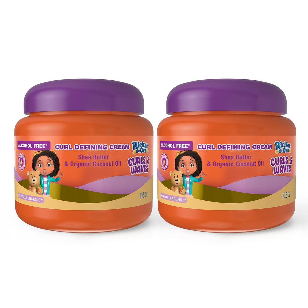 Ricitos de Oro Curl Defining Cream | 100% Natural Oils | 10.5 oz | 2-Pack