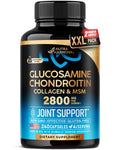 Glucosamine Chondroitin MSM Collagen | HSA | FSA Approved Product Items | Joint & Cartilage Support Supplement 2800 mg | Flexibility Nutritional Vitamins | Lab Tested | For Men & Women | 240 Capsules