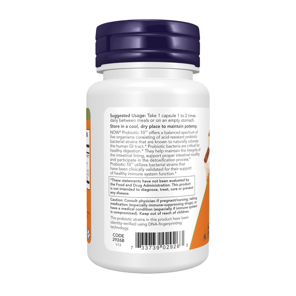NOW Supplements, Probiotic-10™, 25 Billion, 50 Veg Capsules