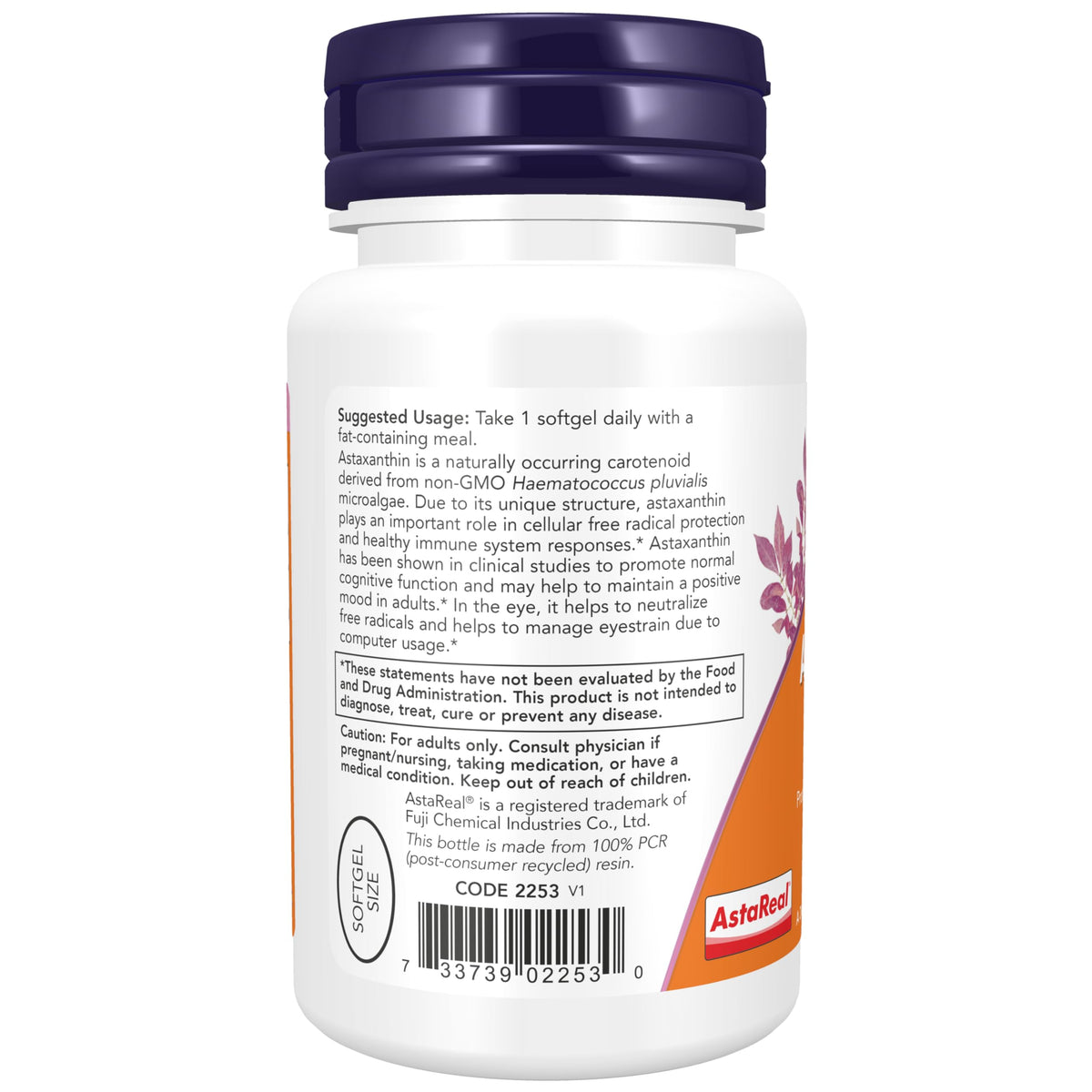 Now Supplements, Triple Strength Astaxanthin 12 mg, 60 Veggie Softgels