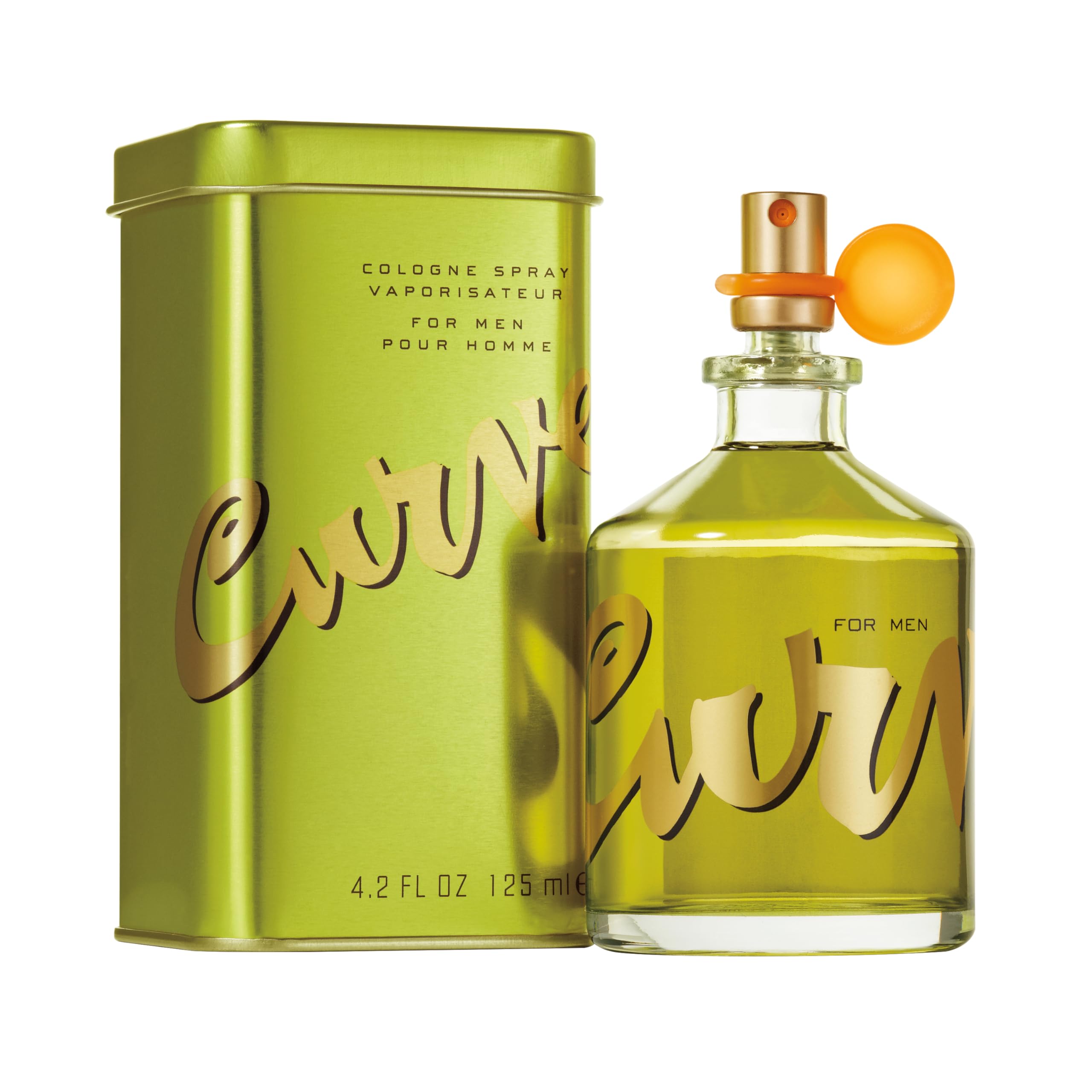 Curve for Men Cologne Spray, Spicy Woody Magnetic Scent for Day or Night, 4.2 fl oz