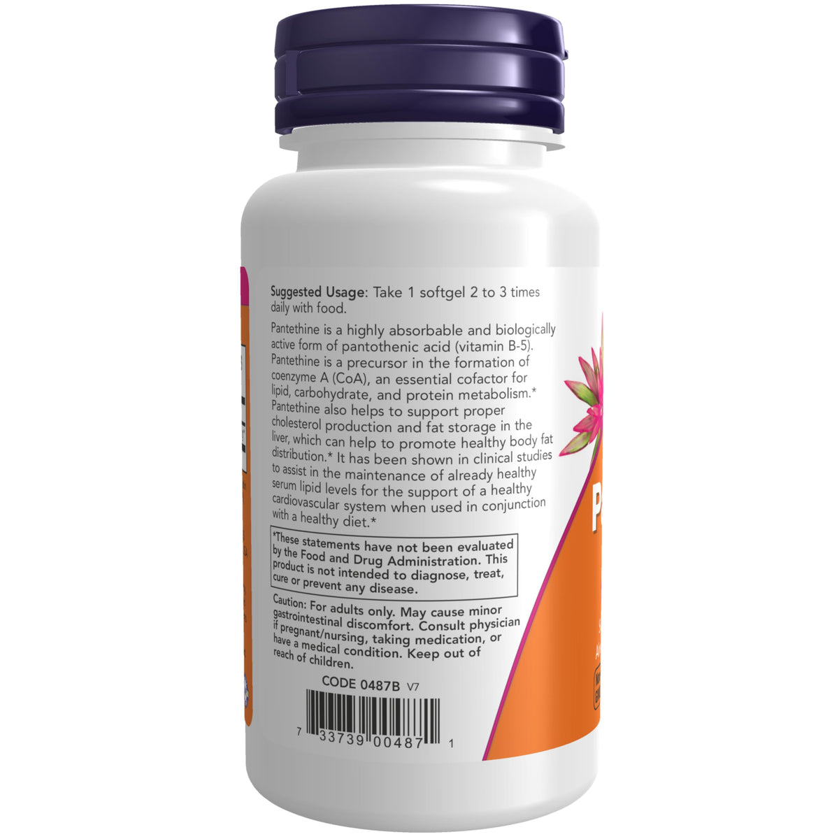 NOW Supplements, Pantethine 300 mg, 60 Softgels