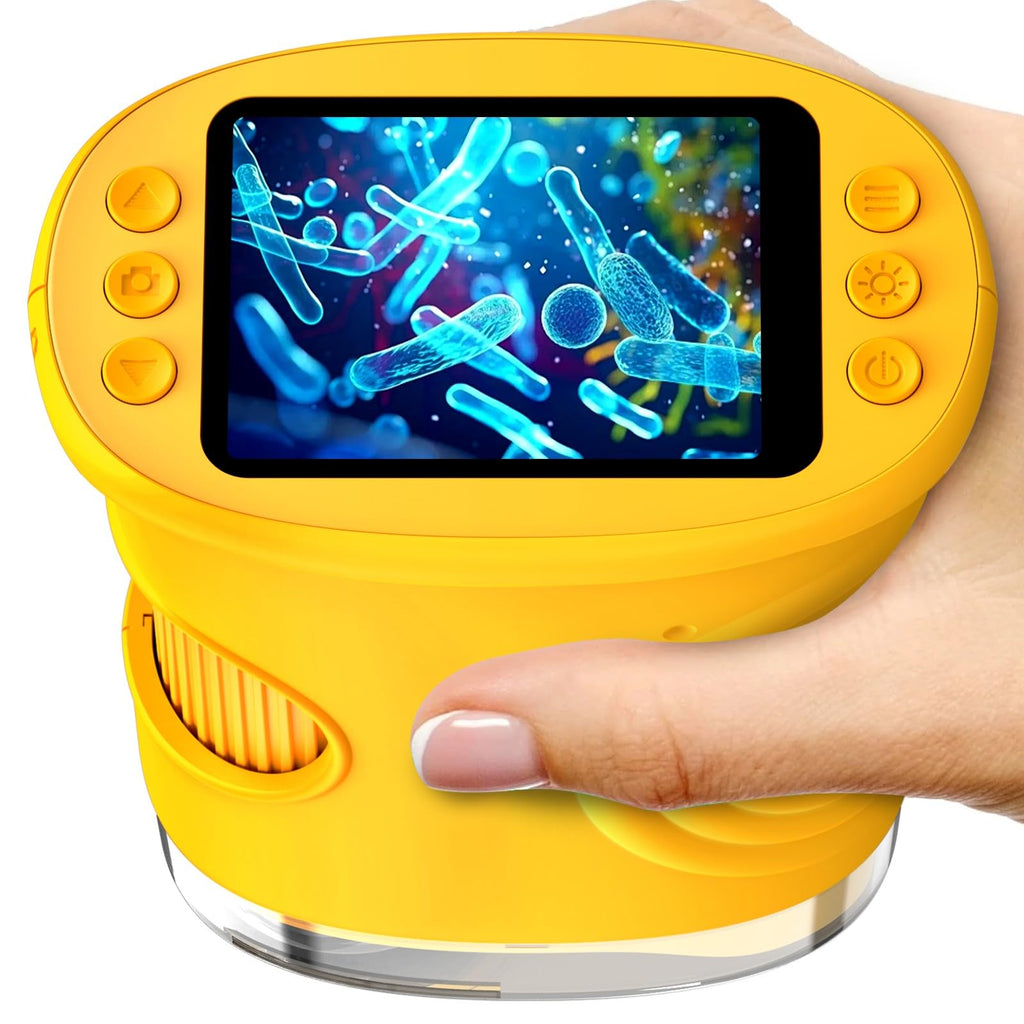 1000X Digital Handheld Microscope for Kids Portable Outdoor Toys & Gifts