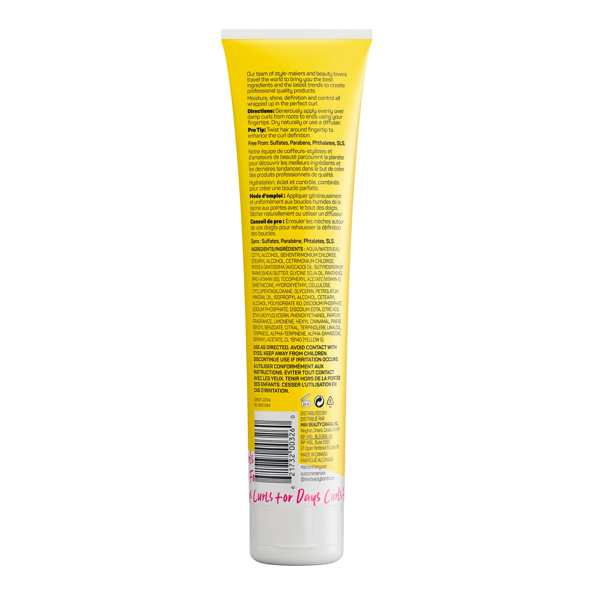 Marc Anthony Strictly Curls Envy, Curl Defining Cream for Curly & Wavy Hair