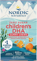 Nordic Naturals Zero Sugar Children’s DHA Gummies, Tropical Punch - 30 Count