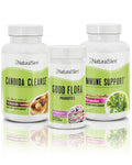 NaturalSlim Gut Cleanse Support Supplements Bundle – Candiseptic Kit with Nutritional & Digestive Support Capsules – Wellness System Formulated by Frank Suárez (2 Pack)