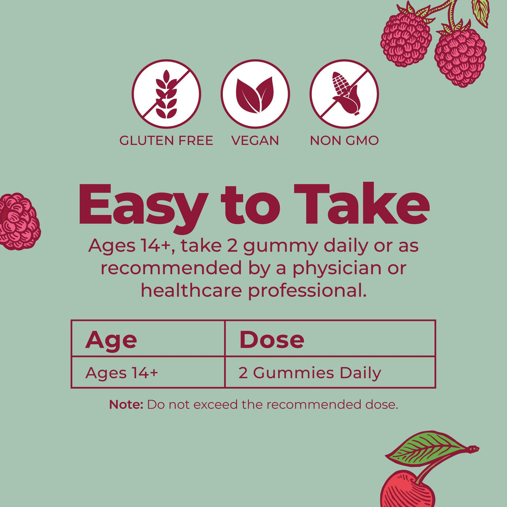 MARYRUTH'S Organic Multivitamin Gummies for Women, Hair & Skin Health, 60ct