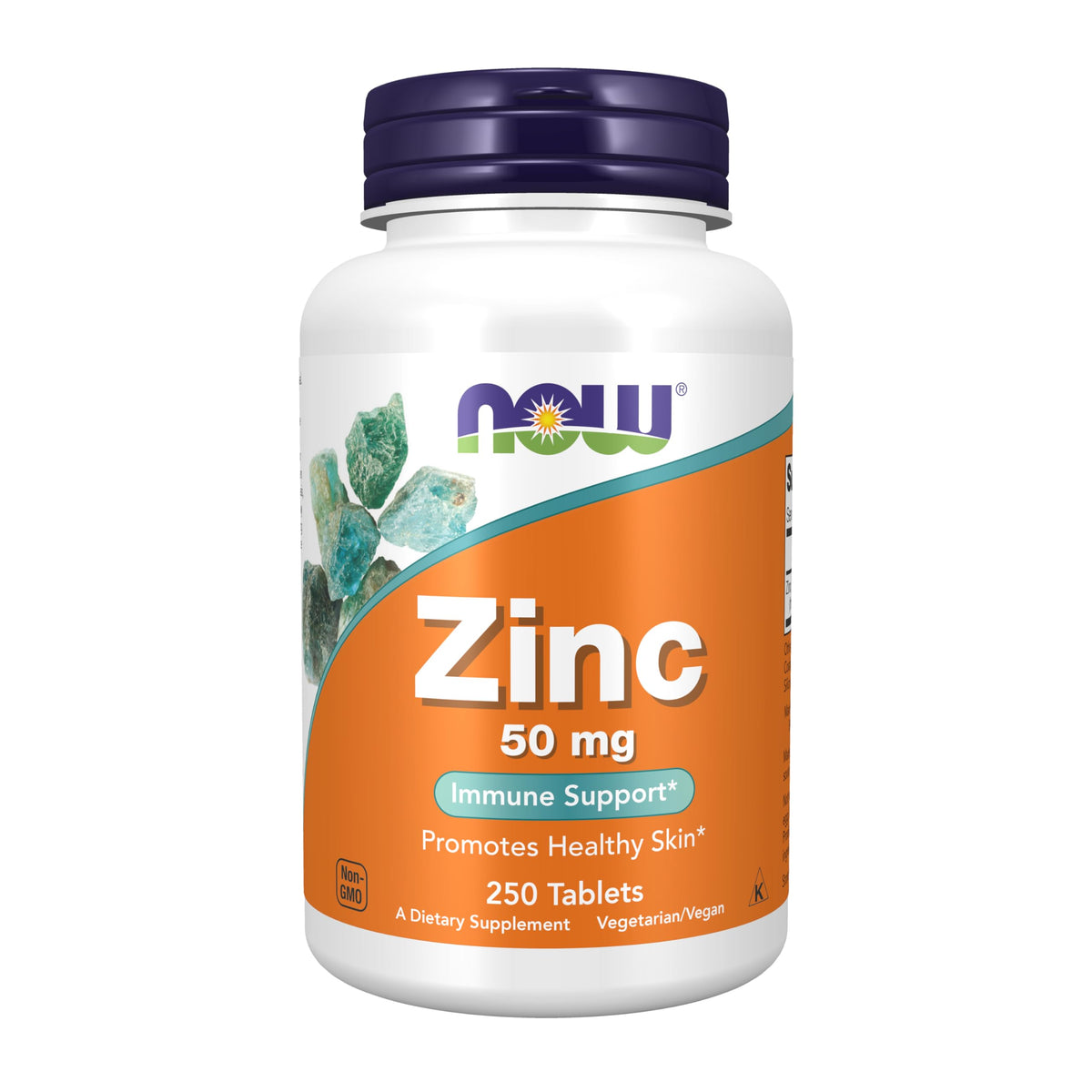 NOW Foods Supplements, Zinc (Zinc Gluconate) 50 mg, 250 Tablets
