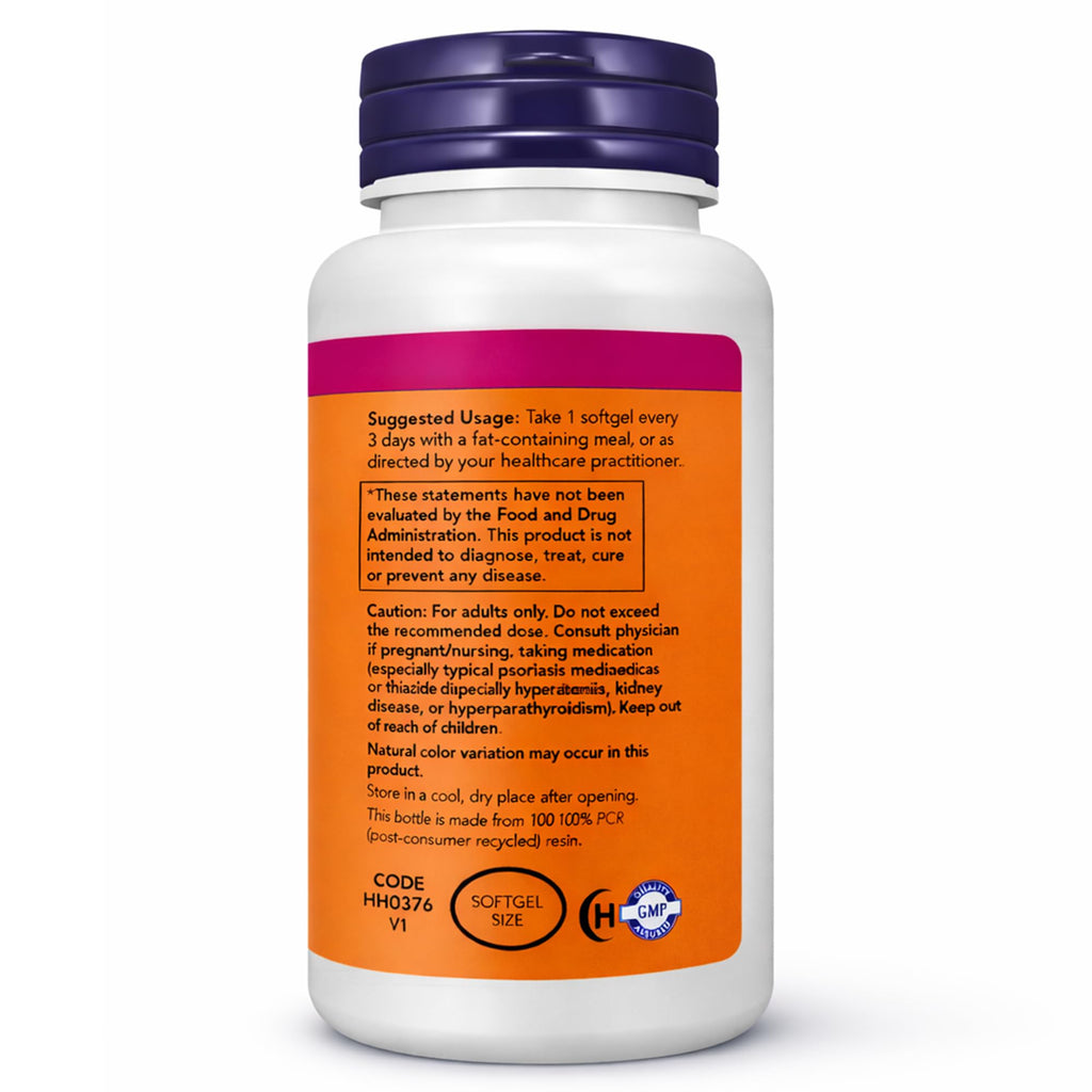 NOW Foods Supplements, Vitamin D-3 10,000 IU, Highest Potency, Structural Support*, 200 Softgels 200 Count Pack of 3