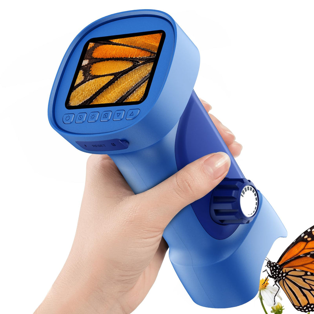 1000X Handheld Digital Microscope for Kids: Explorer 4K Magnifying Glass