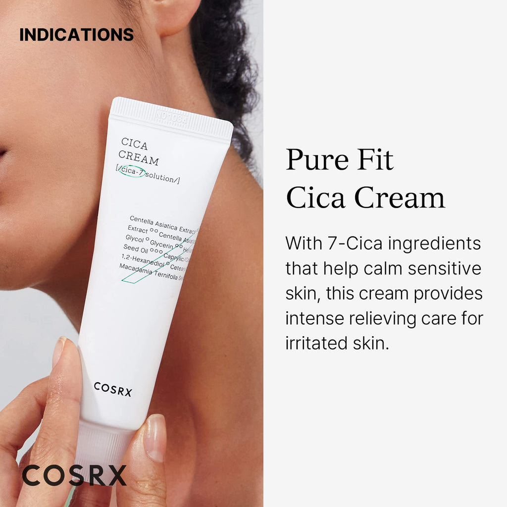 COSRX Pure Fit CICA Face Moisturizer for Acne-Prone Skin,1.69 fl.oz