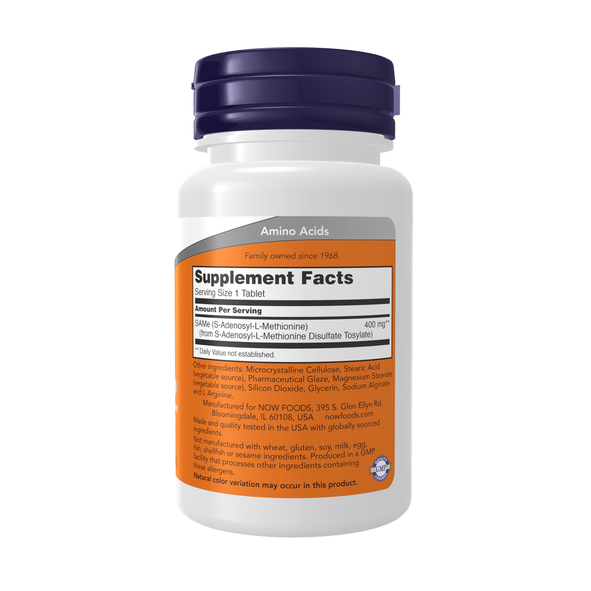 NOW Supplements, SAMe 400 mg, 30 Tabs
