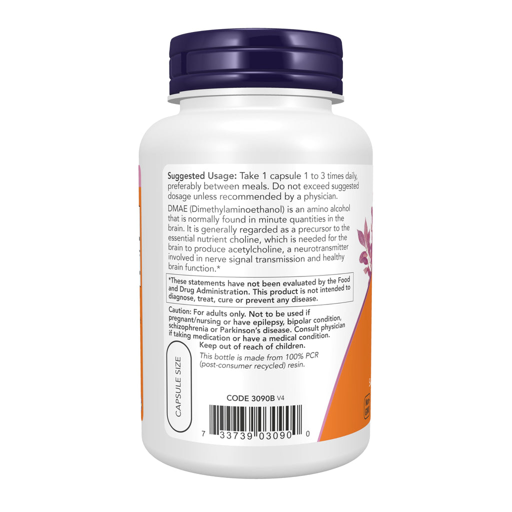 NOW Supplements, DMAE 250 mg, 100 Veg Caps