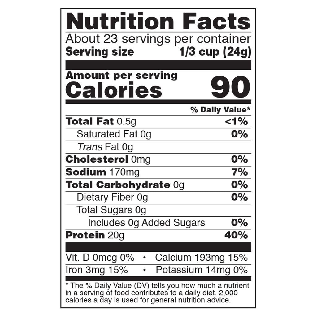 NOW Sports, Soy Protein Isolate 20g, Unflavored Powder, 1.2 lbs