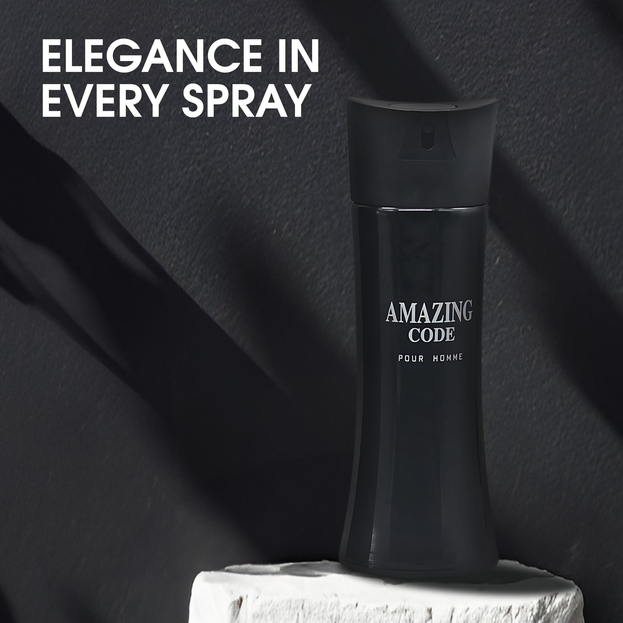 AFLUXE Men's Cologne Amazing Code Combo Eau De Toilette for Men-Fresh, Romantic Scent Perfume for Men 3.4 Fl Oz Each Natural Spray For All Skin Daily Used