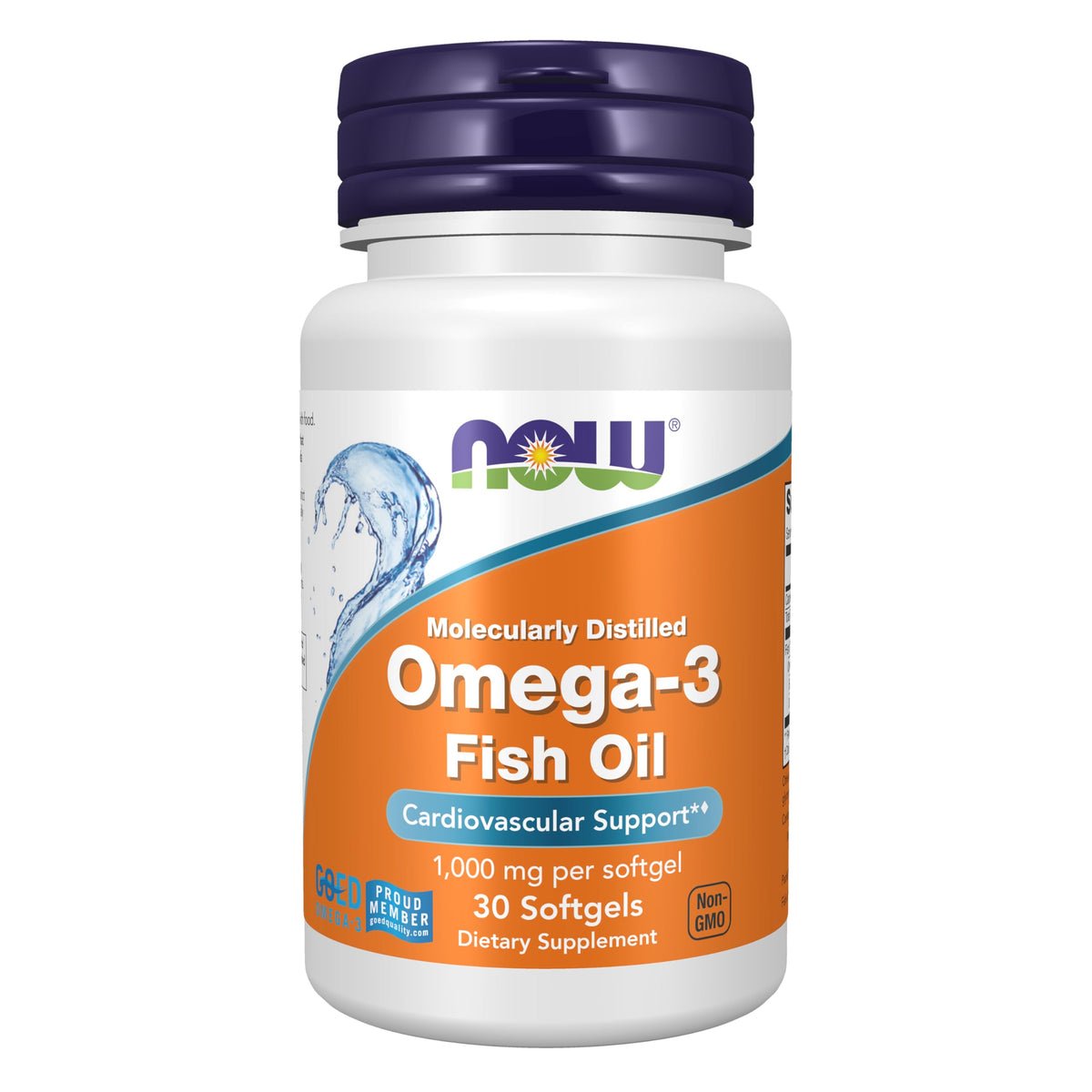 NOW Foods Supplements, Omega-3 180 EPA / 120 DHA, Molecularly Distilled, 30 Softgels