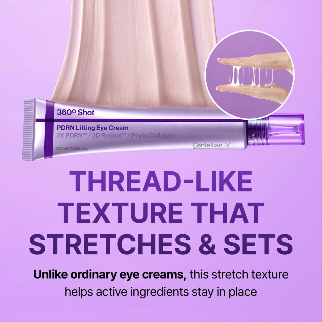 CENTELLIAN 24 360º Shot PDRN Eye Cream - TECA, Retinol and Collagen