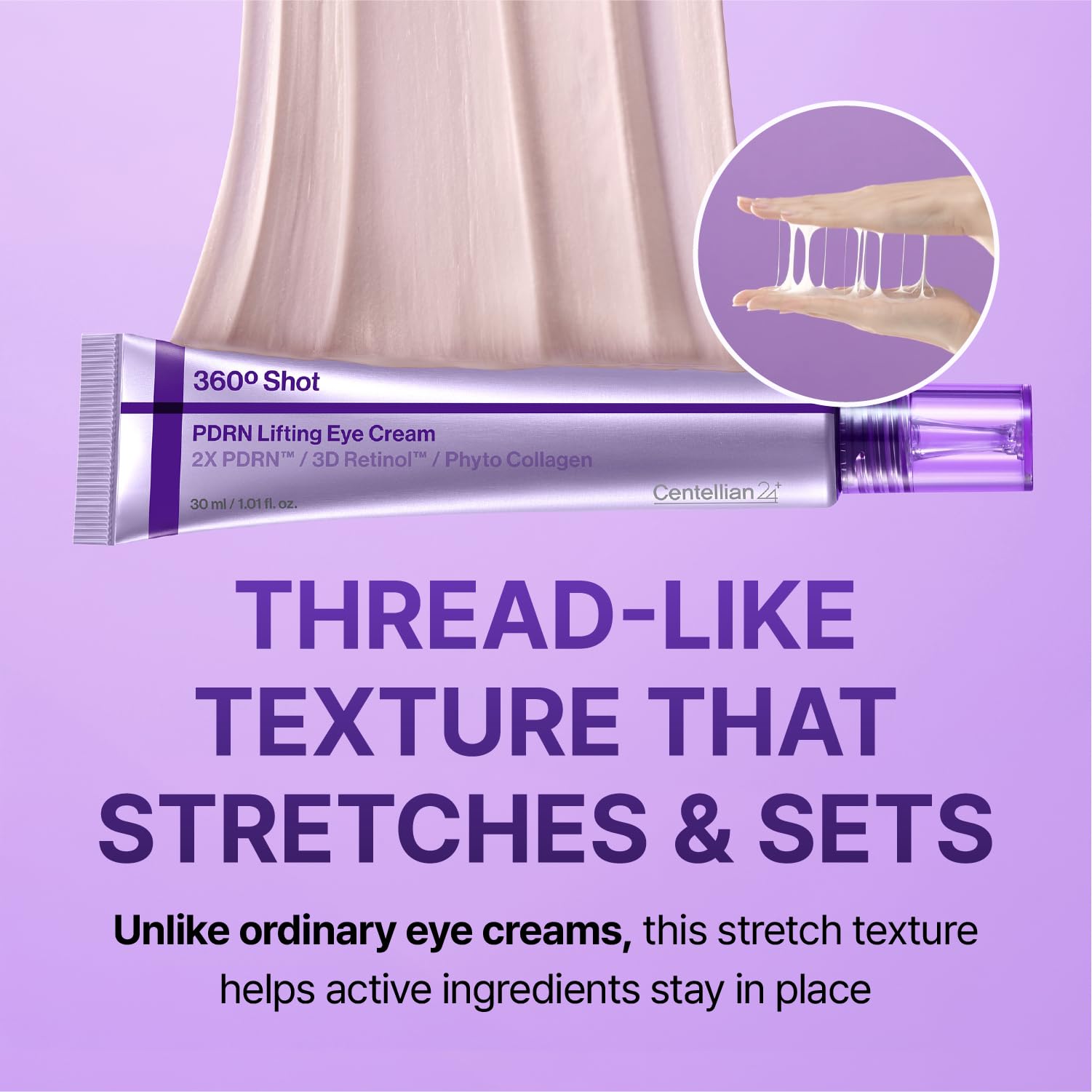 CENTELLIAN 24 360º Shot PDRN Eye Cream - TECA, Retinol and Collagen