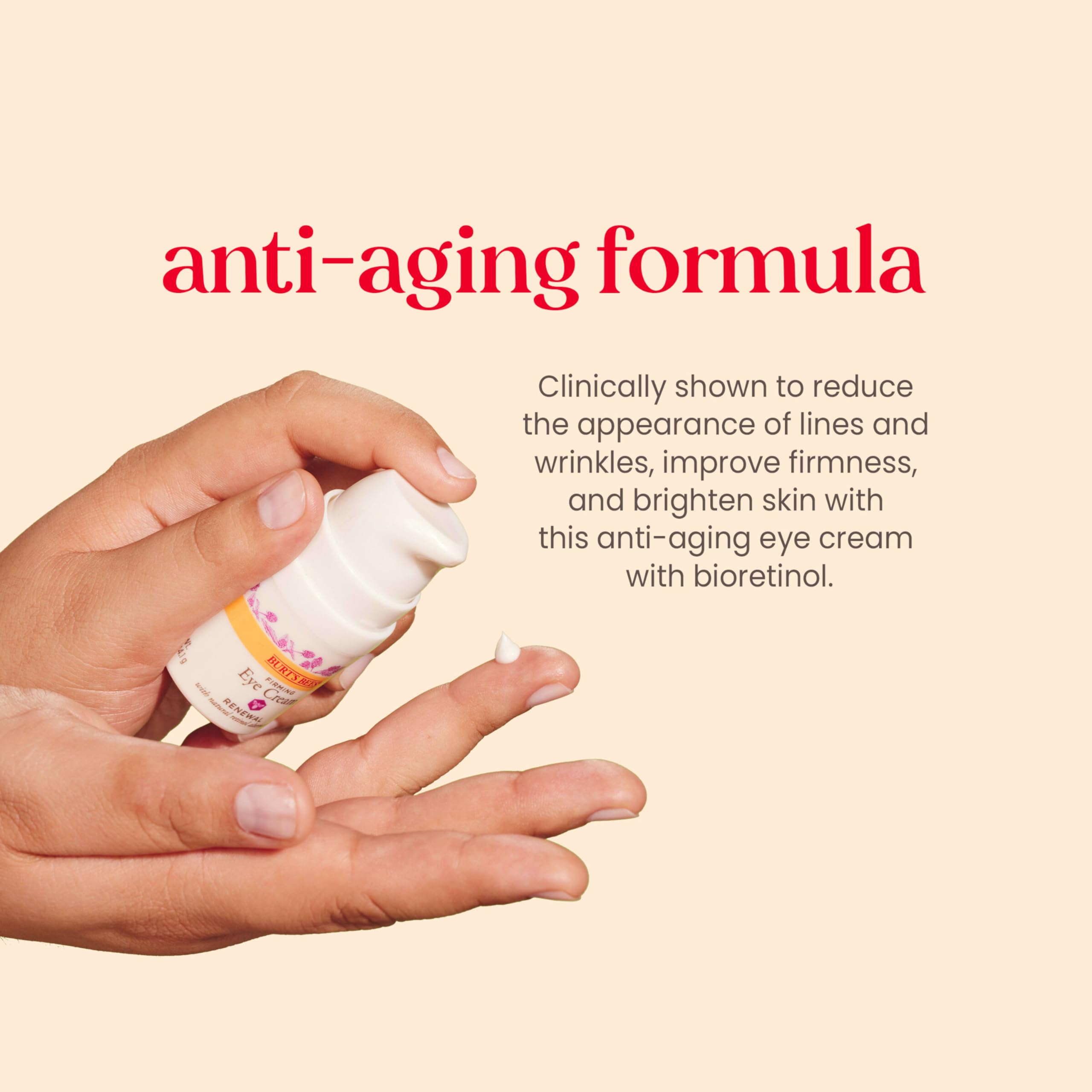 Burt's Bees Renewal Firming Eye Cream, 0.5 oz. Bottle