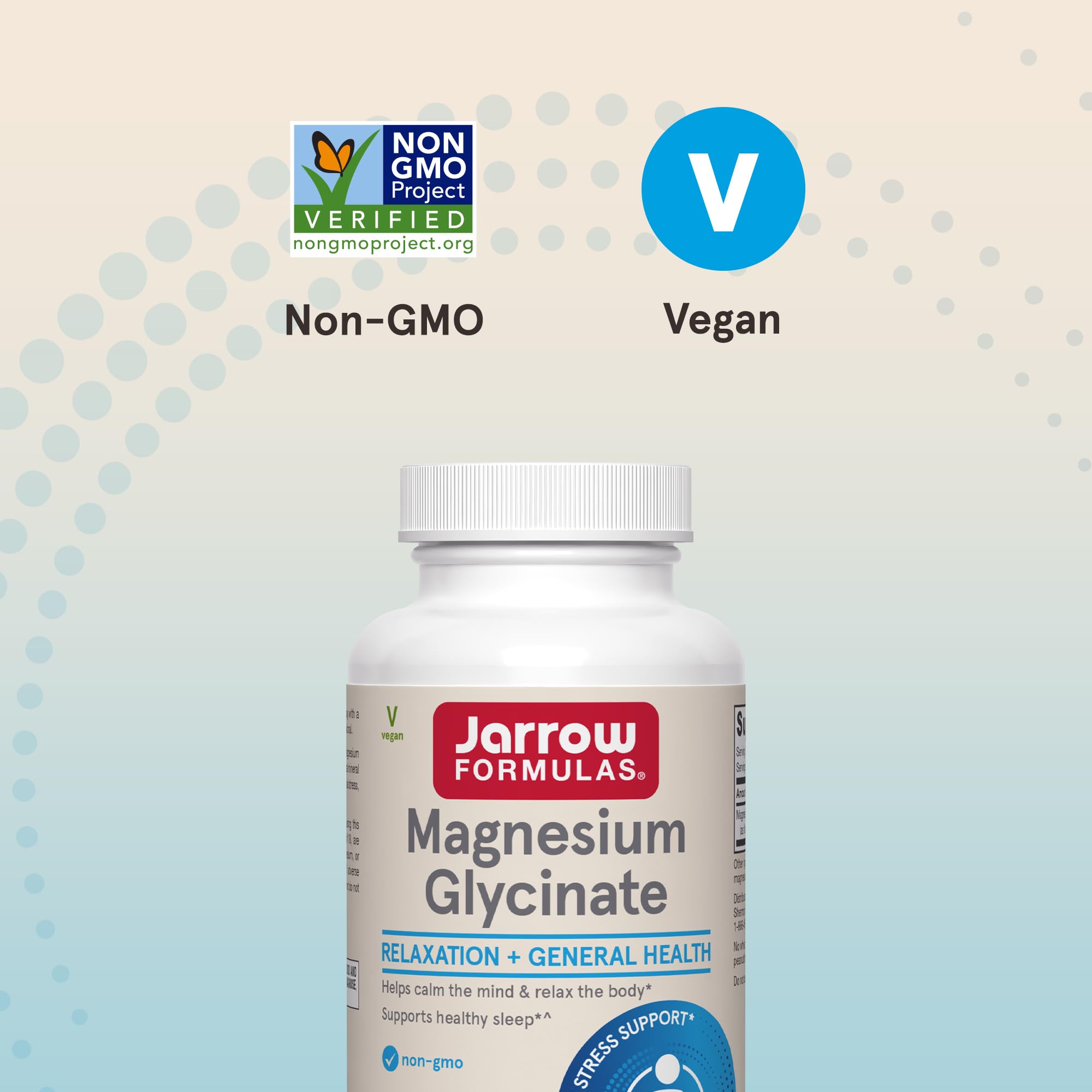Jarrow Formulas Magnesium Glycinate Veggie Capsules - 360 mg Magnesium per Serving,Supports Relaxation and Healthy Sleep,30 Day Supply,90 Count (Pack of 2)
