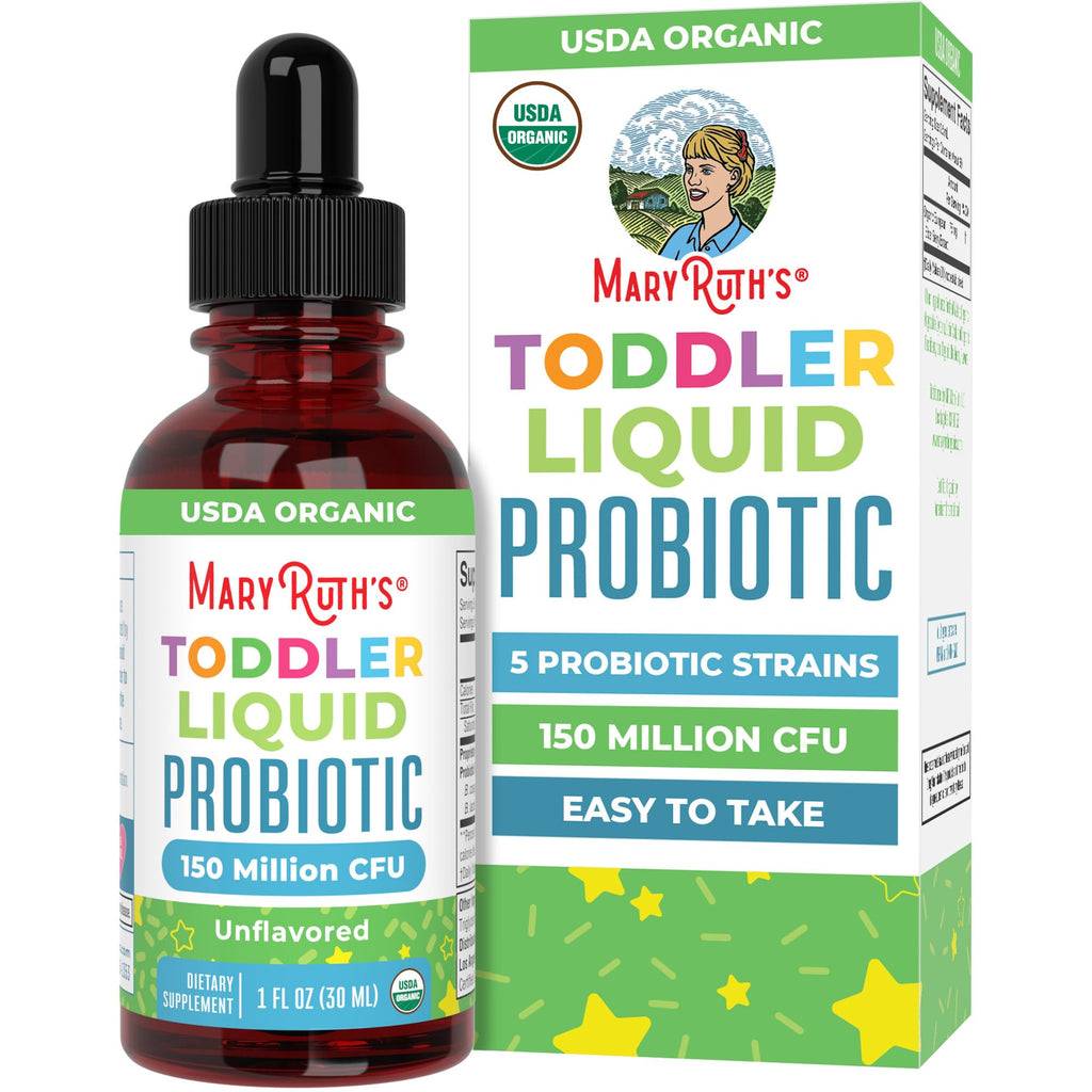 MaryRuth's Organic Toddler Probiotic Liquid Drops, Sugar Free, Ages 1-3