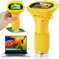 Kids Microscope - Ashfly 1000X Portable Microscope for Kids, Photo & Video Miniscope Pocket Microscope Gifts, 2'' Digital Screen 2026 for Boys Girls Age 3-12
