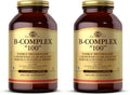 Solgar B-Complex 100",250 Vegetable Capsules - Nervous System Support - Supports Energy Metabolism - Non-GMO,Vegan,Gluten Free,Dairy Free,Kosher - 250 Servings,(Pack of 2)
