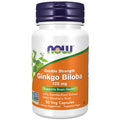 NOW Supplements, Ginkgo Biloba 120 mg, Double Strength, 50 Veg Caps