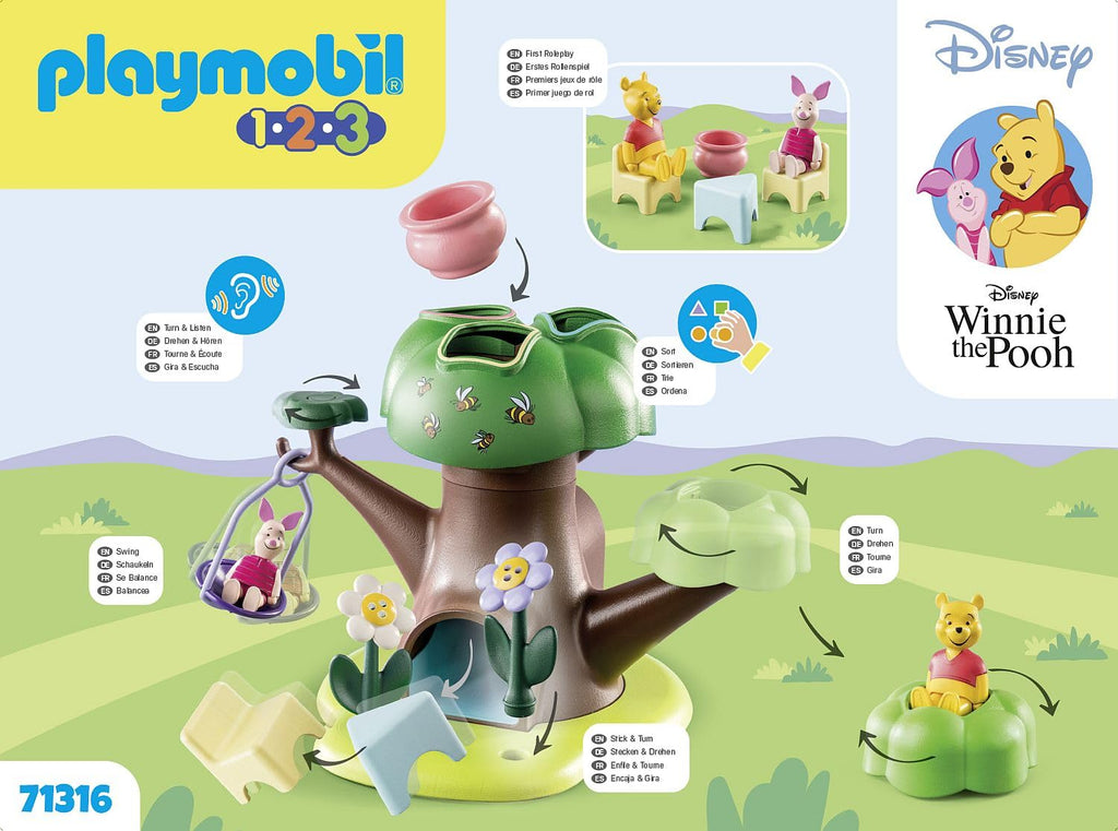 Playmobil 1.2.3 & Disney: Winnie's & Piglet's Tree House