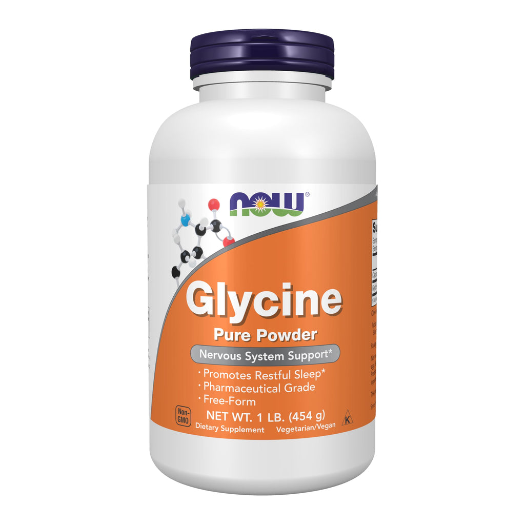 NOW Foods Supplements, Glycine Pure Powder, 1-Pound