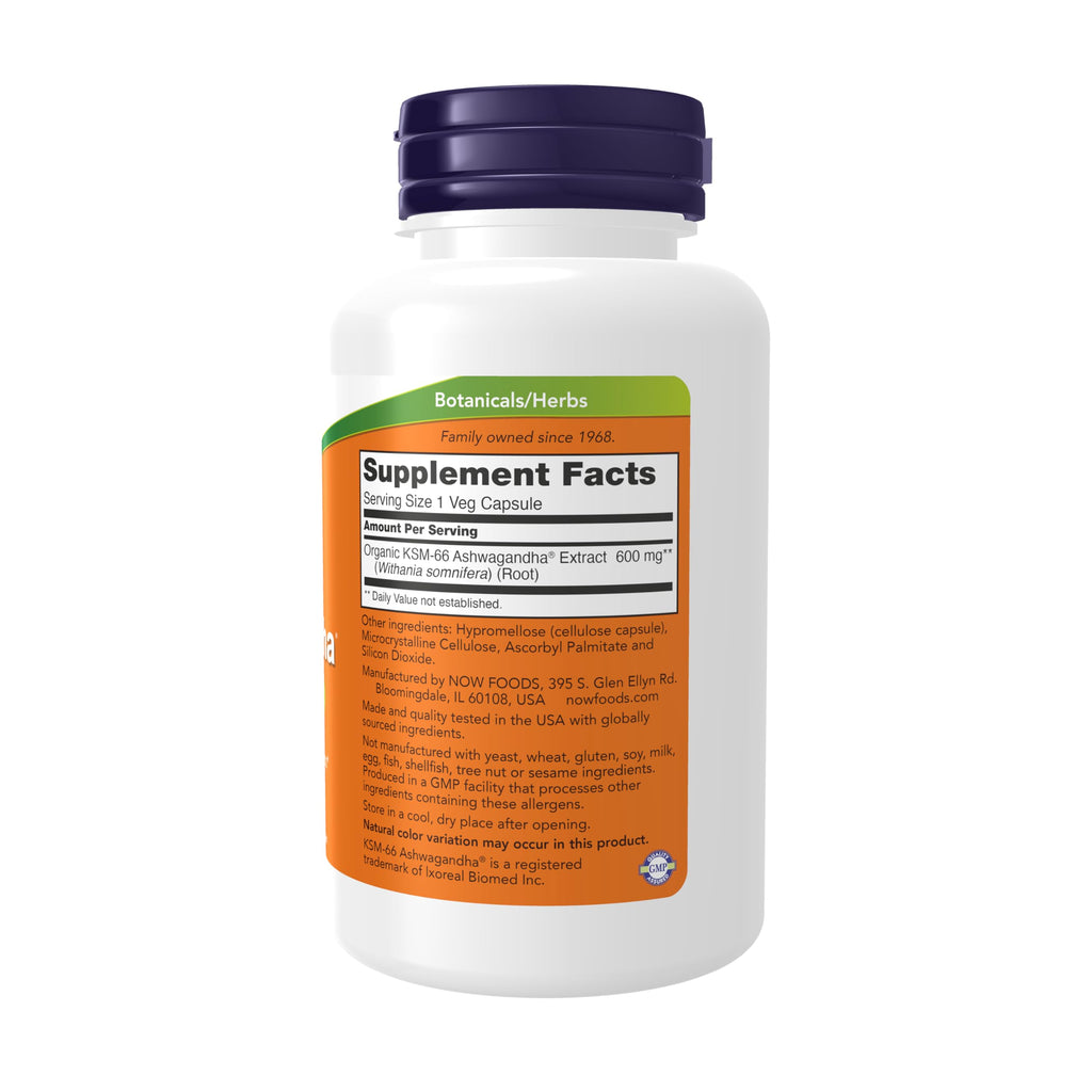 Now Supplements, KSM-66 Ashwagandha, 90 Veg Caps