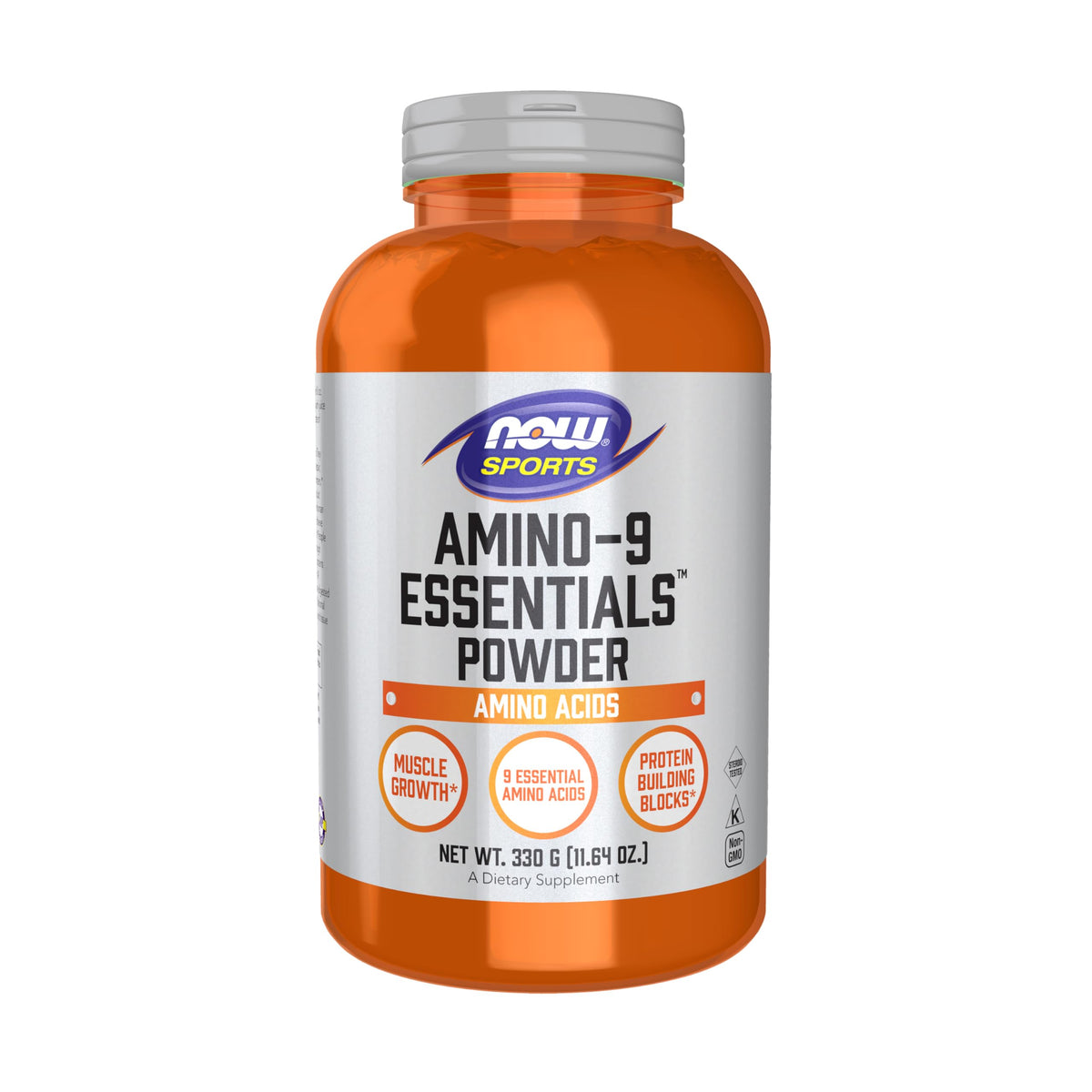 NOW Sports, Amino-9 Essentials™ Powder, Essential Amino Acids, 330g