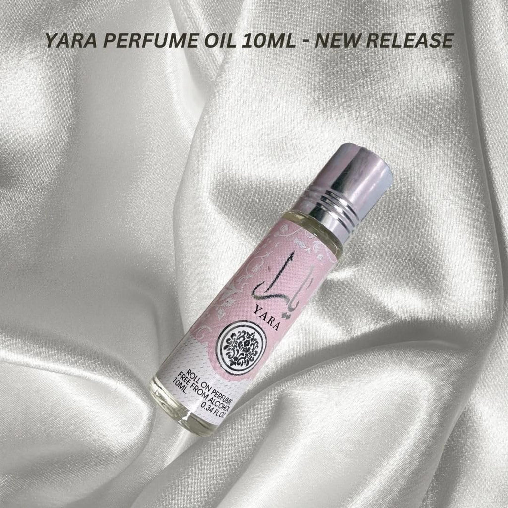 Ard Al Zaafaran YARA Roll-On Perfume Oil CPO - 10ML (0.34 OZ) | Gourmand Accord, Vanilla, Musk, Heliotrope, Orchid, Tangerine.