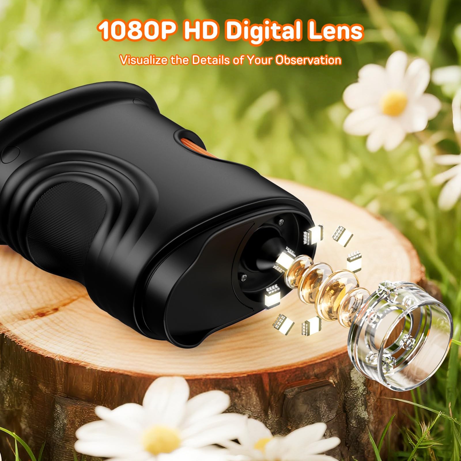 Microscope with Lights, Handheld Digital Coin Magnifier for Collectors