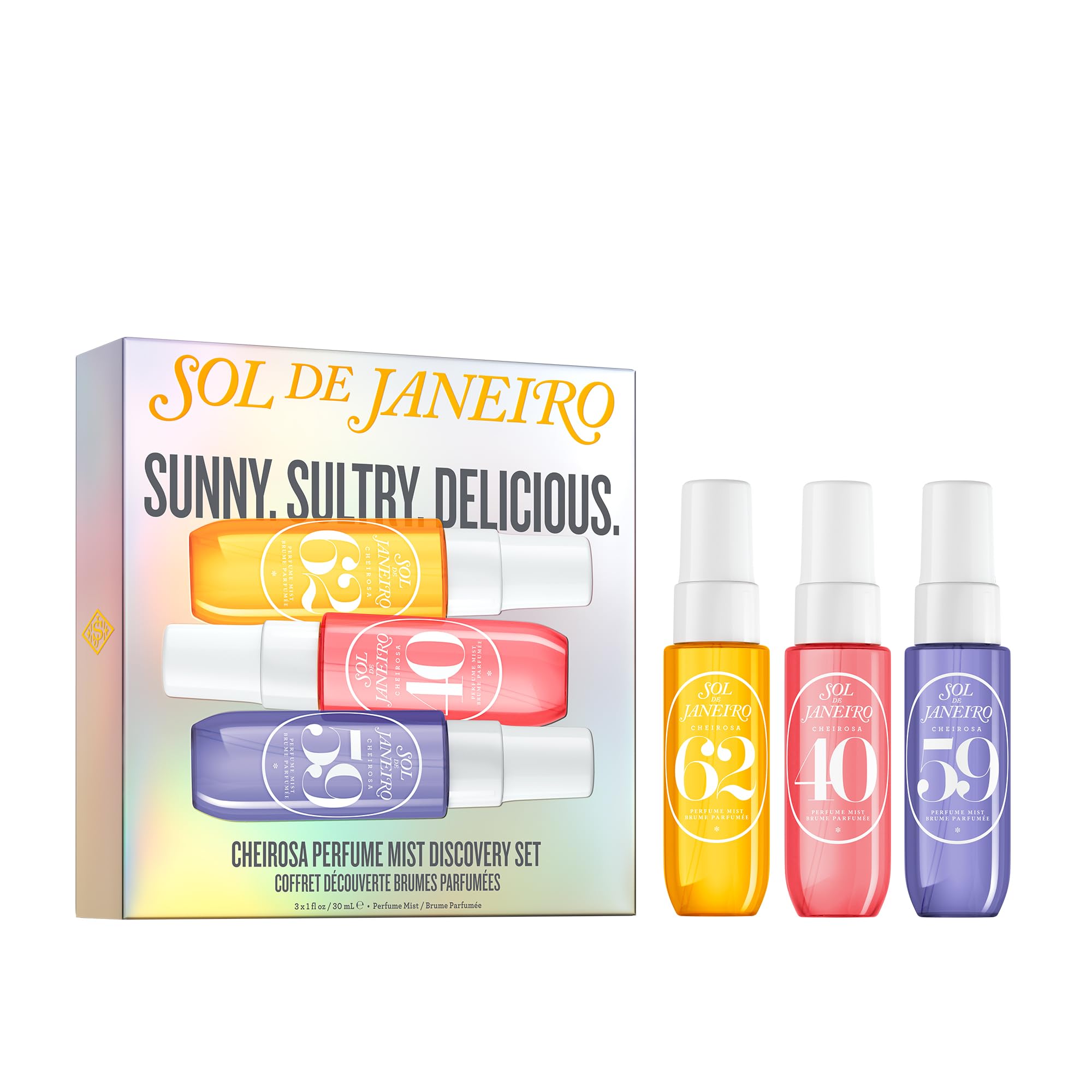 Sol de Janeiro Cheirosa Perfume Mist Discovery Set Cheirosa 62, 40, and 59