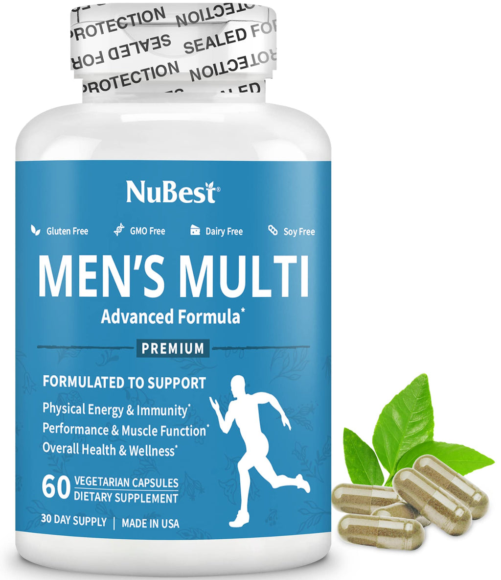 NuBest Daily Multivitamin Bundle for Men & Women: Advanced Energy, Immunity, Muscle & Beauty Support, Formulated, Vegan, Non-GMO,