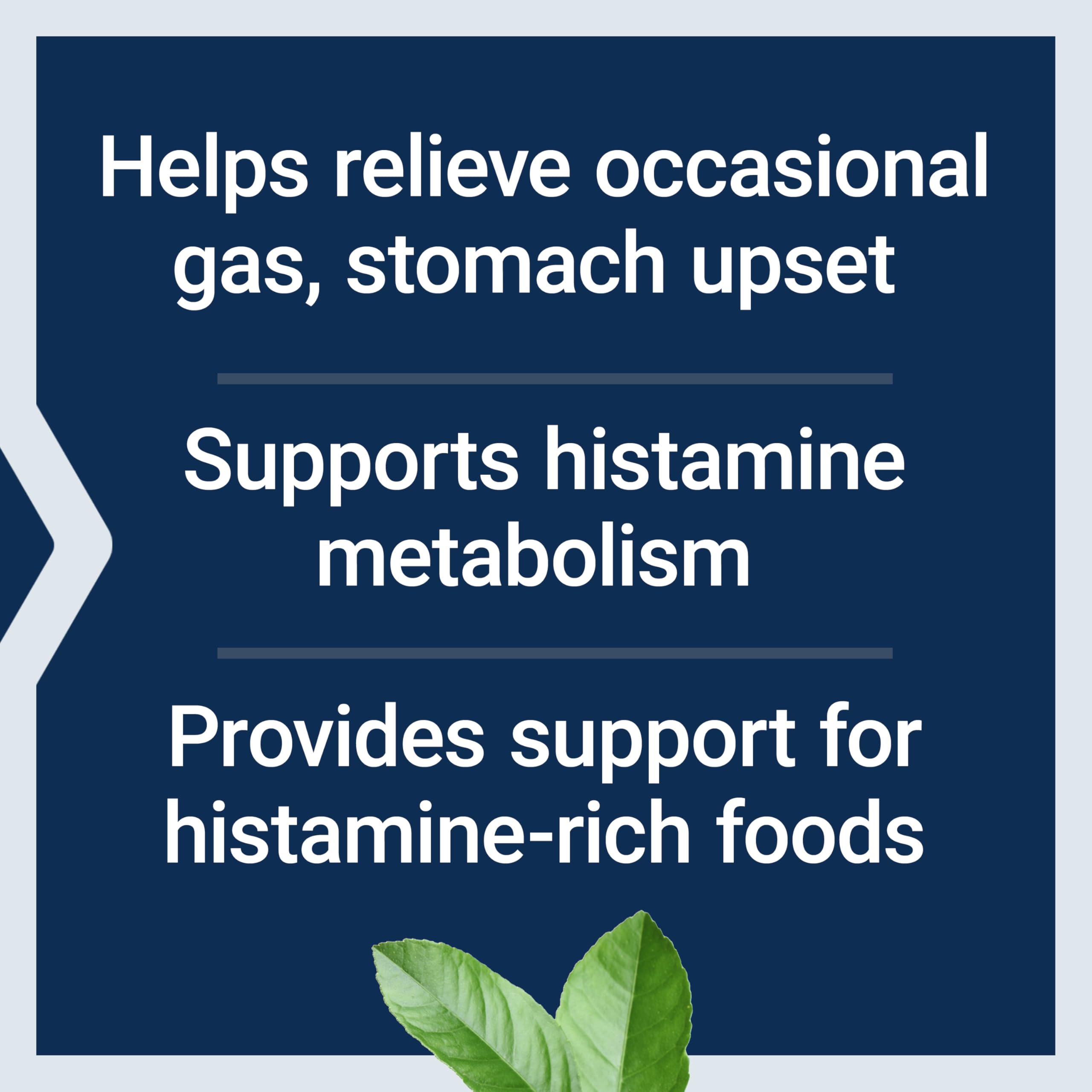Life Extension Food Sensitivity Relief with Diamine Oxidase (DAO),Occasional Gas,Digestive Comfort,histamine Sensitivity,DAO Enzyme Supplement,Gluten Free,Non-GMO,Vegetarian,60 Capsules,(Pack of 2)