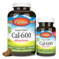 Carlson Cal-600, 600 mg, Calcium, Liquid Filled, 100 + 30 Softgels