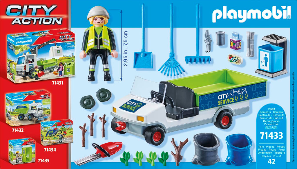 PLAYMOBIL City Action 71433 City Cleaning with Vehicle