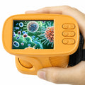 Kids Microscope,1000X HD Digital Handheld Mini Microscope 2.4" IPS Screen