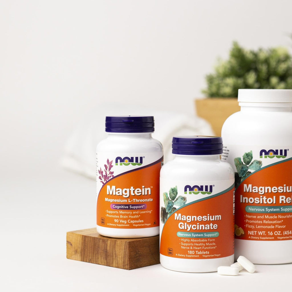 NOW Foods Supplements, Magtein™ with patented form of Magnesium (Mg), 90 Veg Capsules