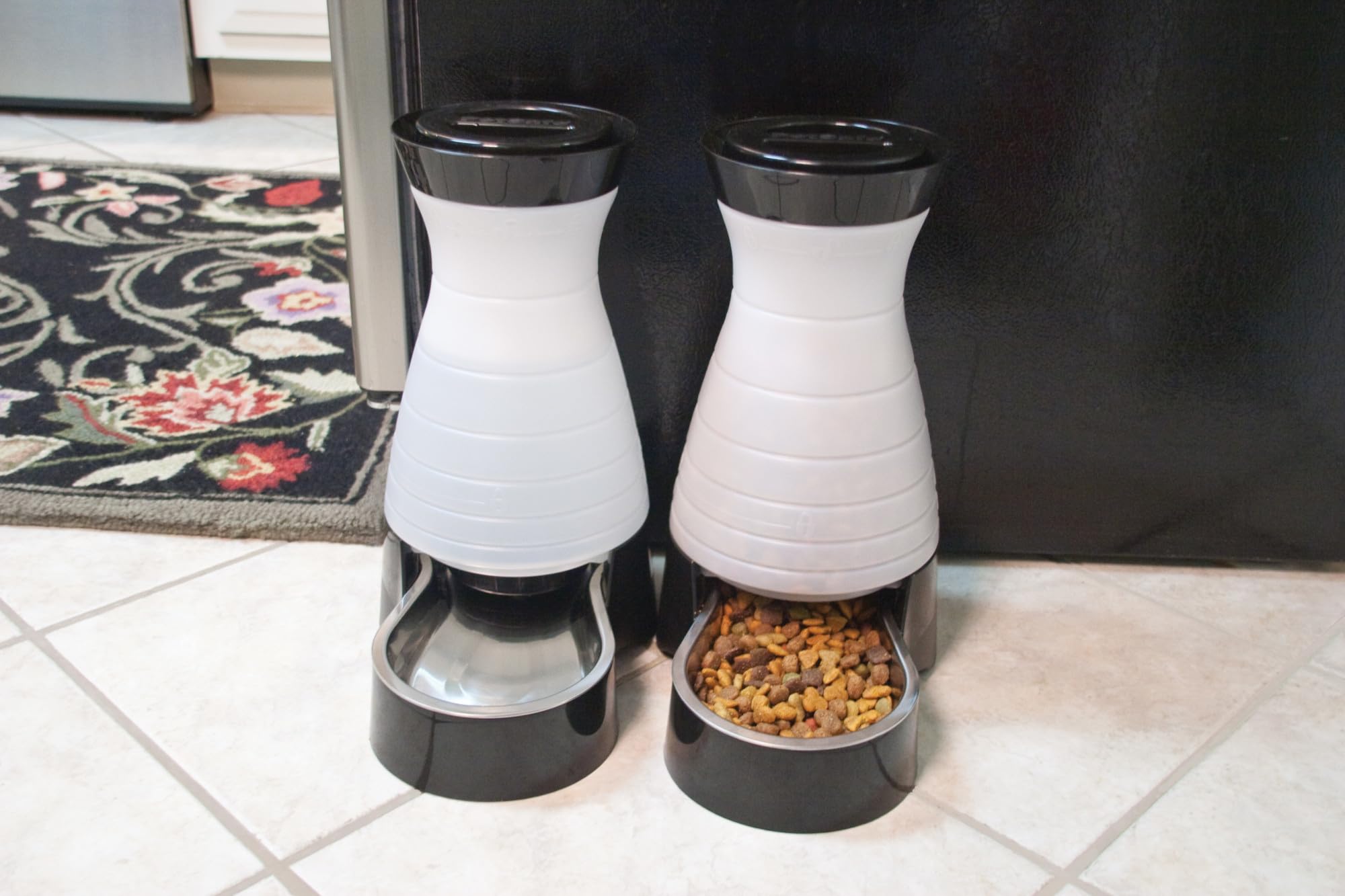 PetSafe Healthy Pet Food Station, 4 lb Gravity Feeder, Cats & Dogs, Medium