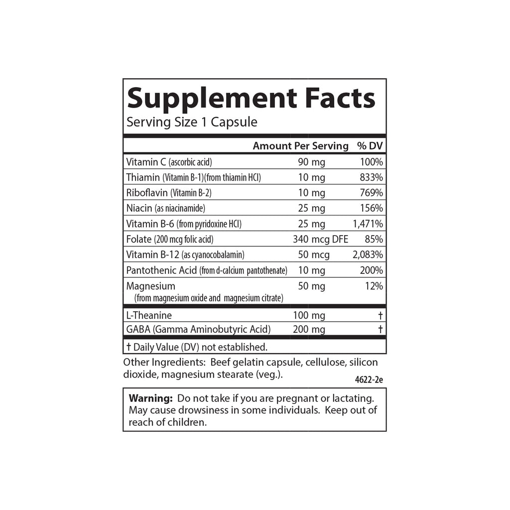 Carlson Totally Zen, GABA, L-Theanine, 120 Capsules