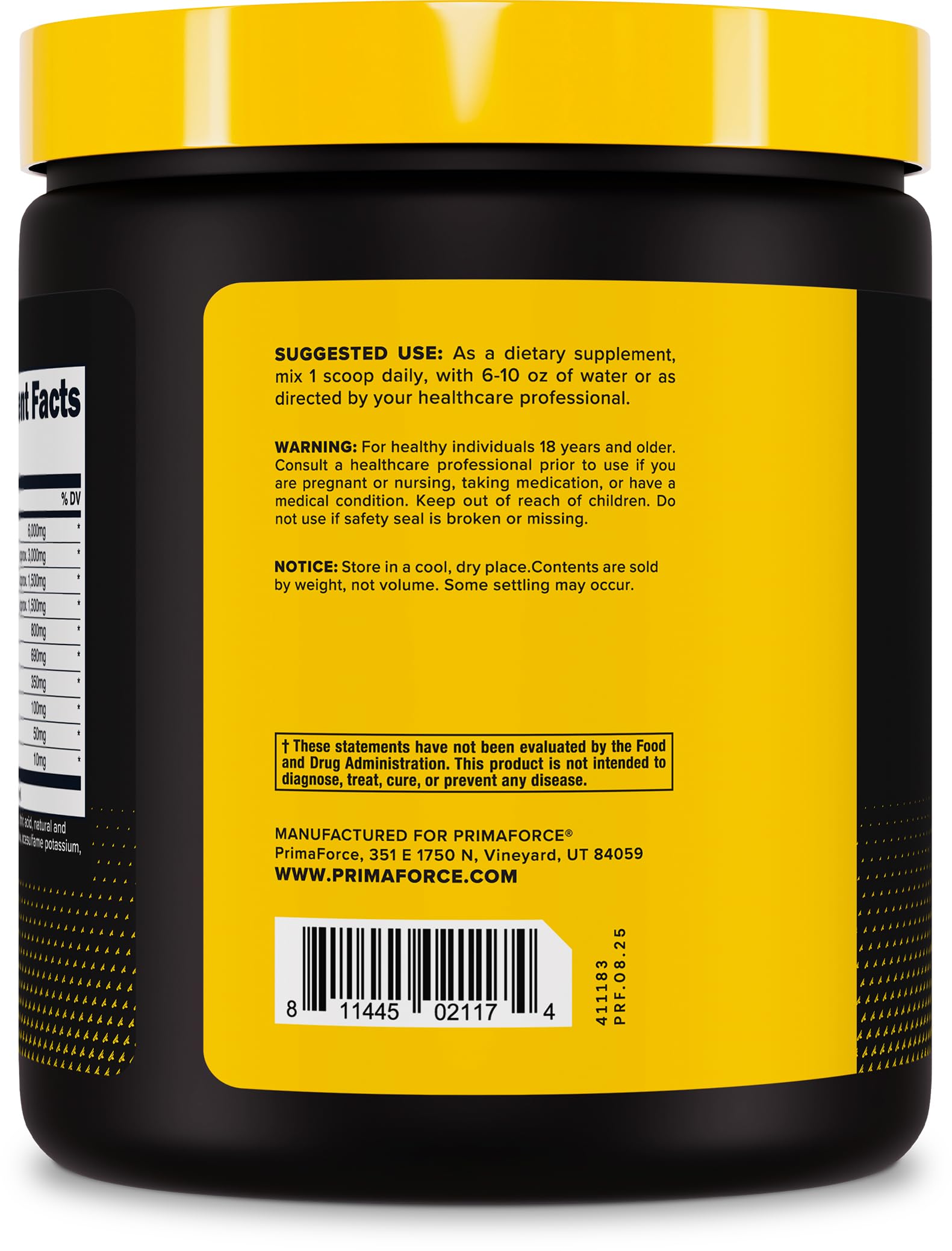 Primaforce EAA Powder (30 Servings, Rocket Pop Flavor) - Essential Amino Acids for Pre/Intra Workout and Recovery - Non-GMO and Gluten Free