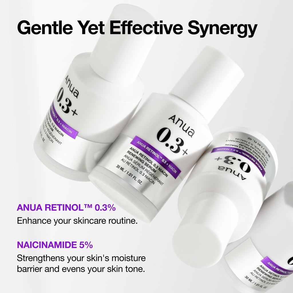 Anua Retinol Serum for Smooth & Renewed Texture, 1.01 fl oz