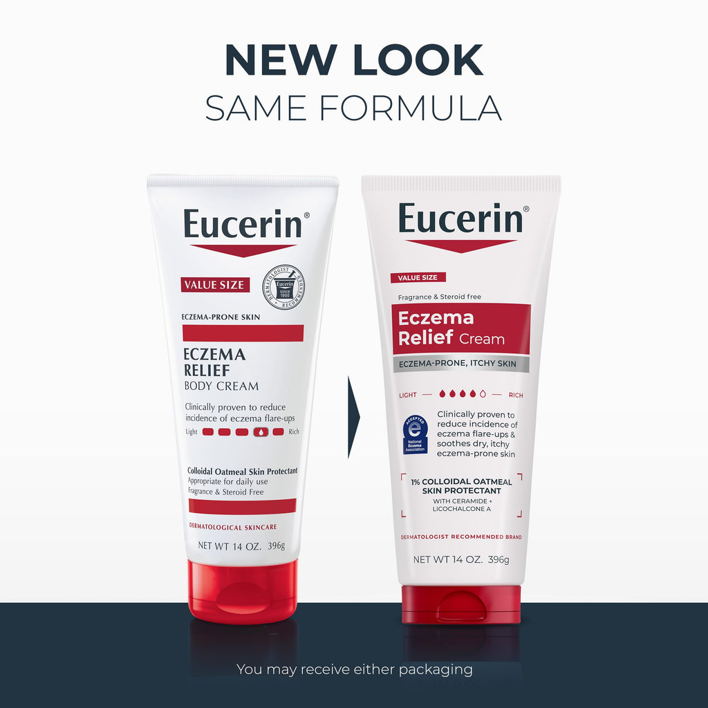Eucerin Eczema Relief Cream with Colloidal Oatmeal, 14 OZ