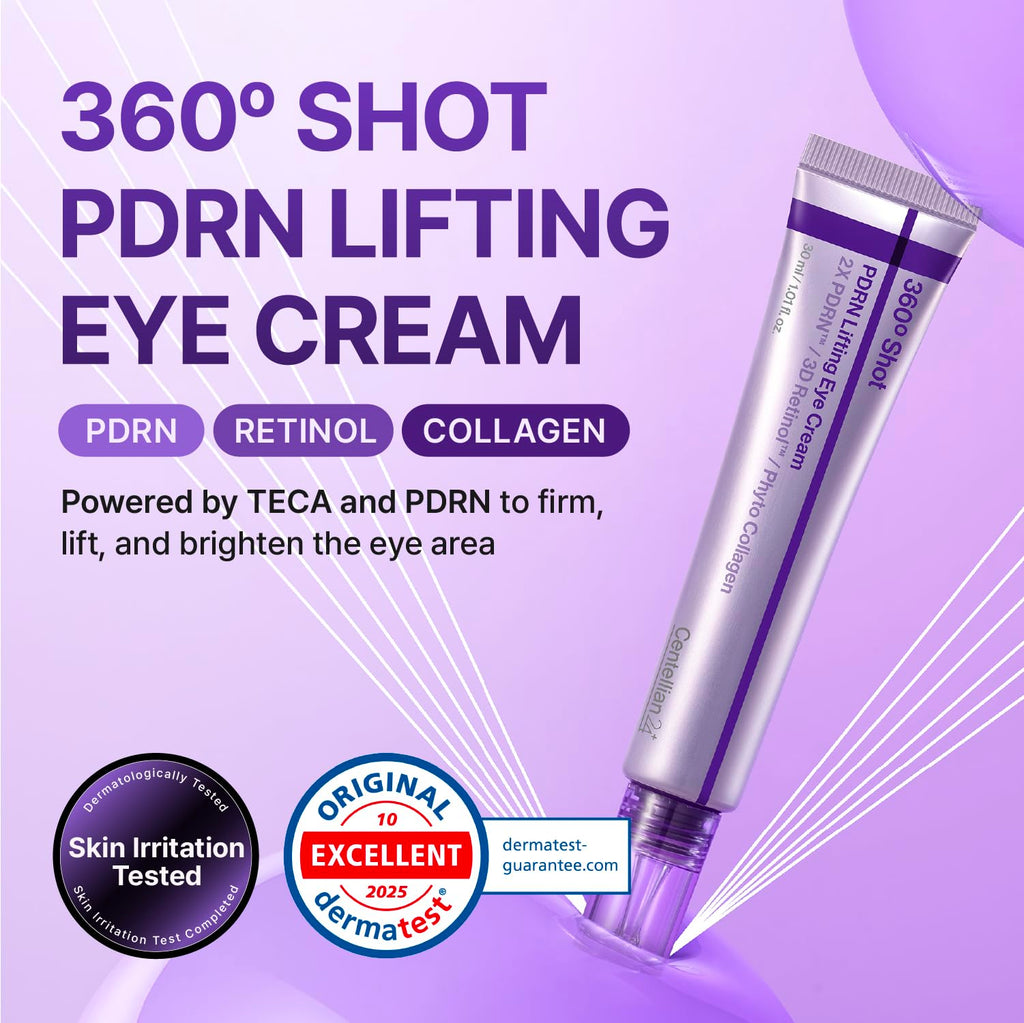 CENTELLIAN 24 360º Shot PDRN Eye Cream - TECA, Retinol and Collagen