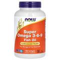 Now Foods Super Omega 3-6-9 Soft-gels, 1200Mg, 180-Count