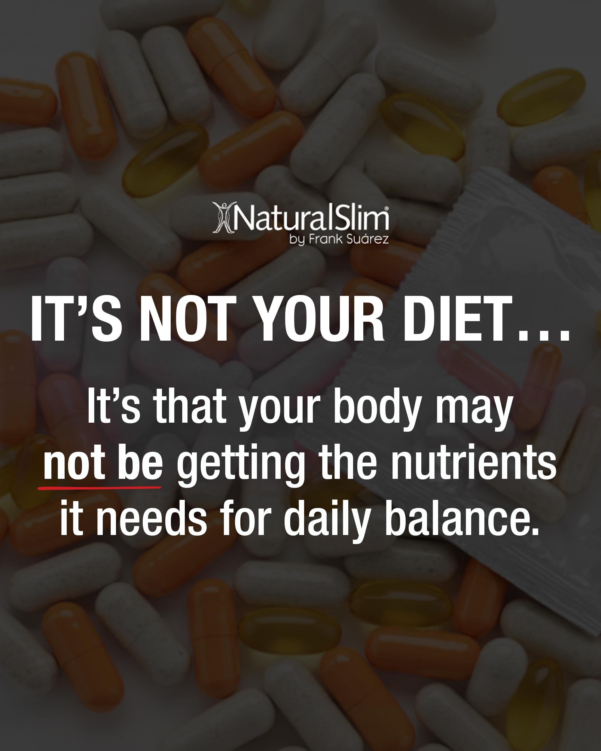 NaturalSlim Metabolic Vitamins, Multivitamin for Women and Men, 2 Pack